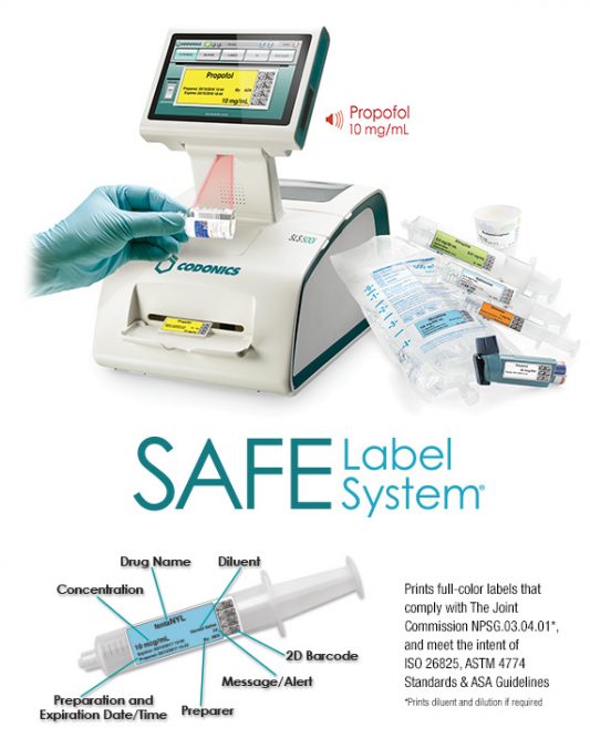 SLS And Syringe | Codonics - The Innovator Of The Safe Label System