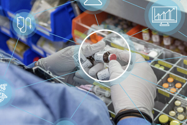 Vial label for scanning