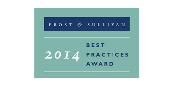 Frost Sullivan 2014 Best Practices Award