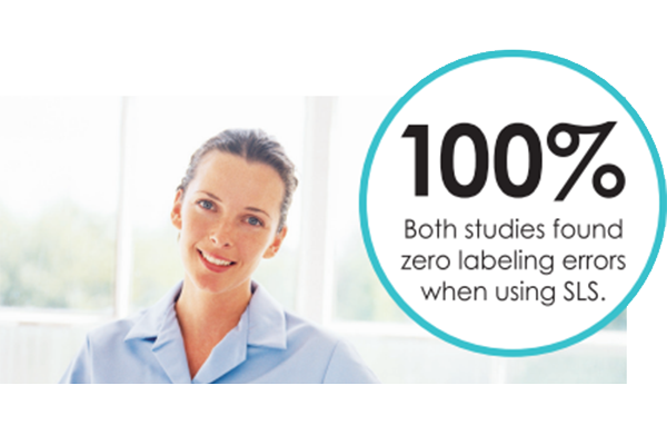 Both studies found zero labeling errors when using SLS