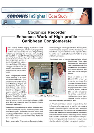 Codonics Recorder Enhances Work of High-profile Caribbean Conglomerate